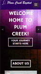 Mobile Screenshot of plumcreekbaptist.com